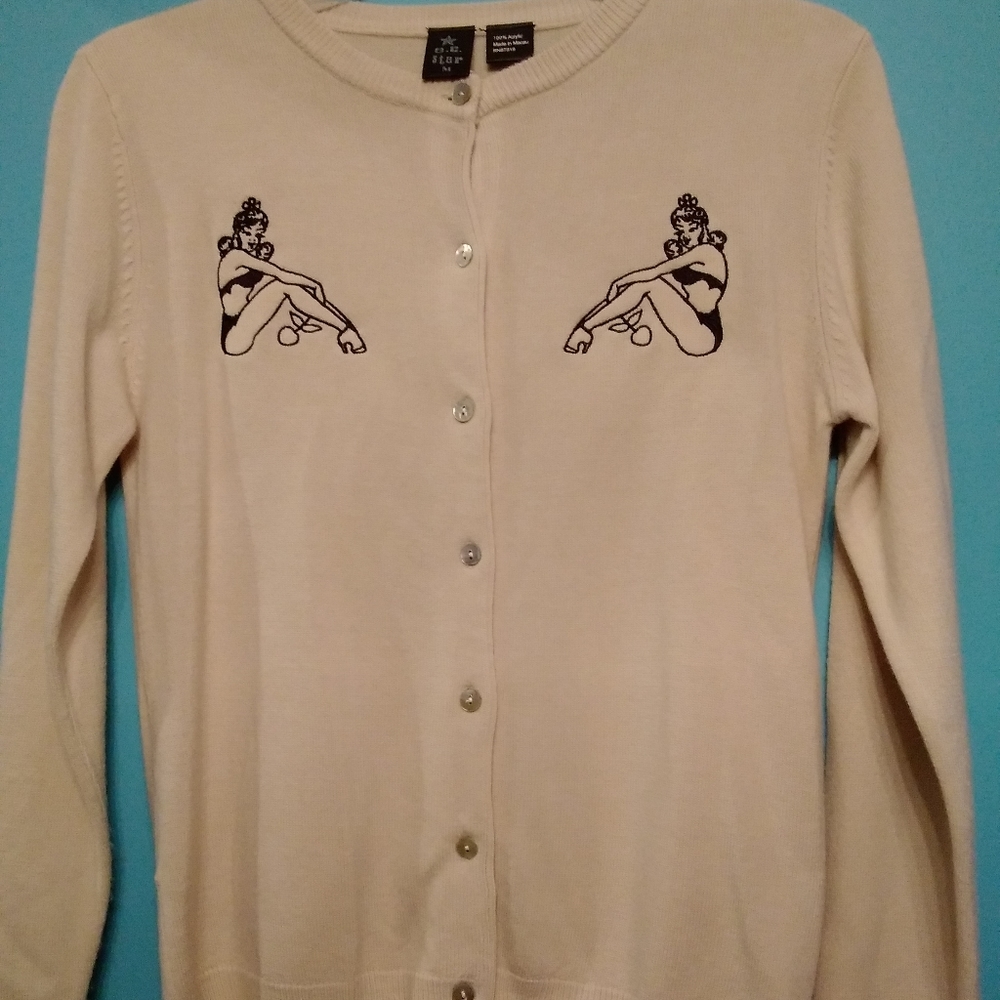 E.C. Star  Pinup Cardigan Sweater